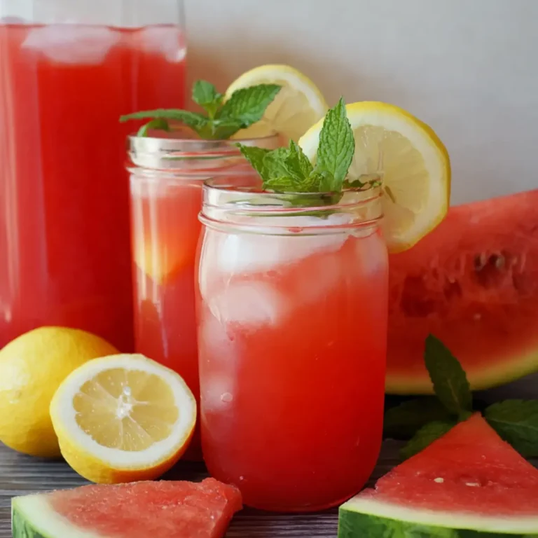 Wassermelonen Minz Limonade