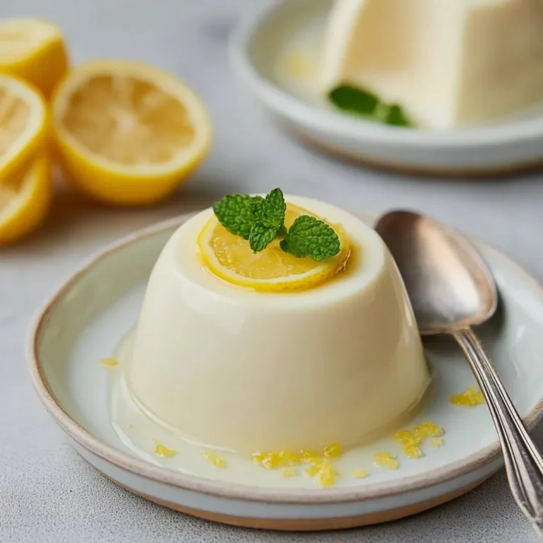 Zitronen Panna Cotta