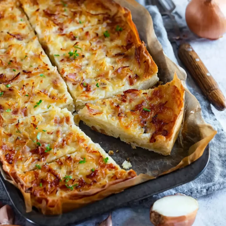 Zwiebelkuchen vom Blech