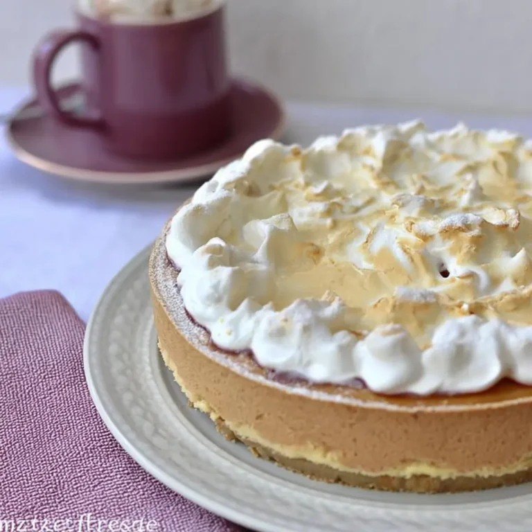 Baiser Rhabarbertarte