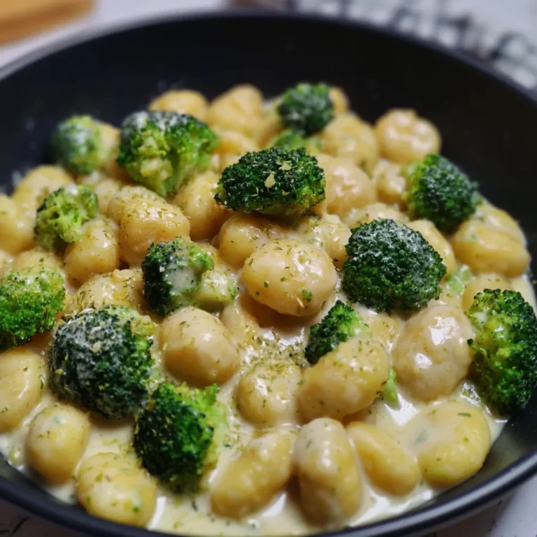 Cremige Gnocchi in Brokkoli Sahnesoße