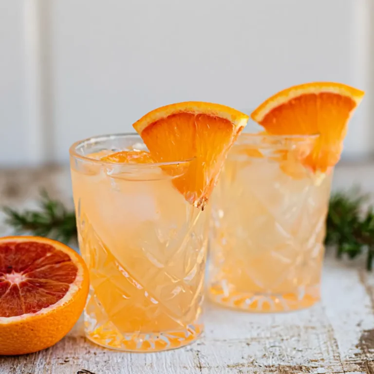 Fruchtiger Aperitif mit Orange und Ginger Ale