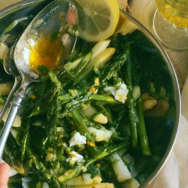 Grüner Spargelsalat