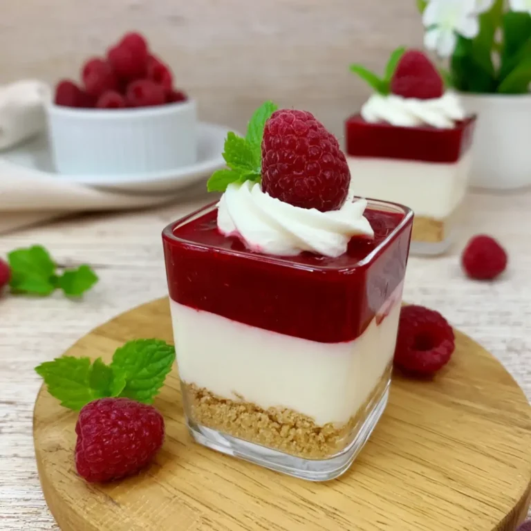 Himbeer Cheesecake im Glas