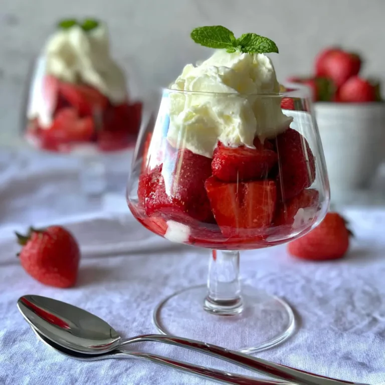 Marinierte Erdbeeren mit Mascarponecreme