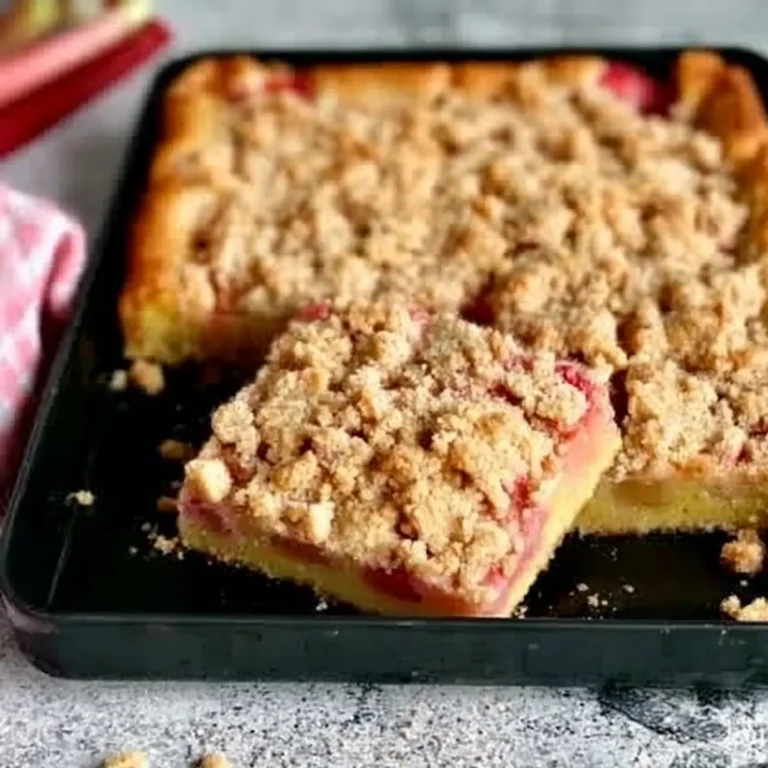 Rhabarberkuchen vom Blech