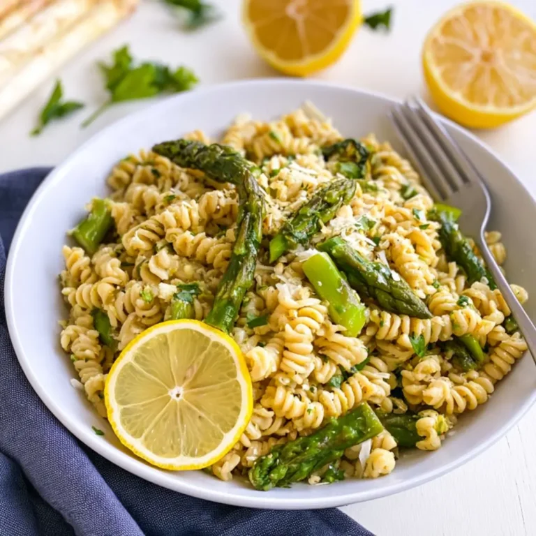 Spargel Zitronen Pasta