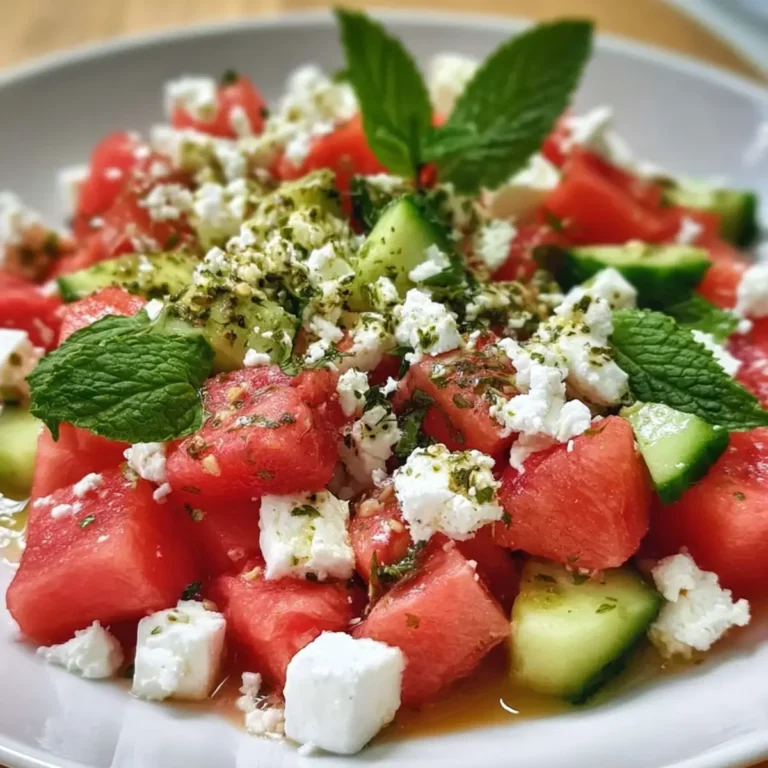 Wassermelonensalat mit Feta