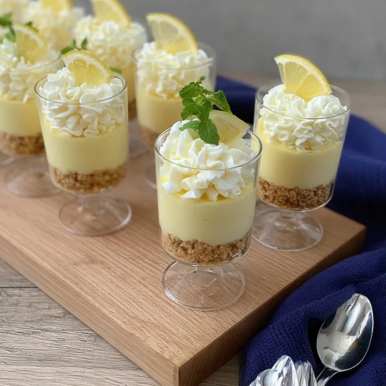 Zitronen Cheesecake im Glas