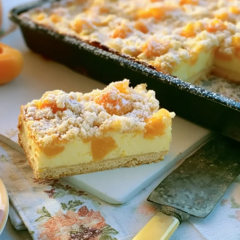 Aprikosen Käsekuchen vom Blech