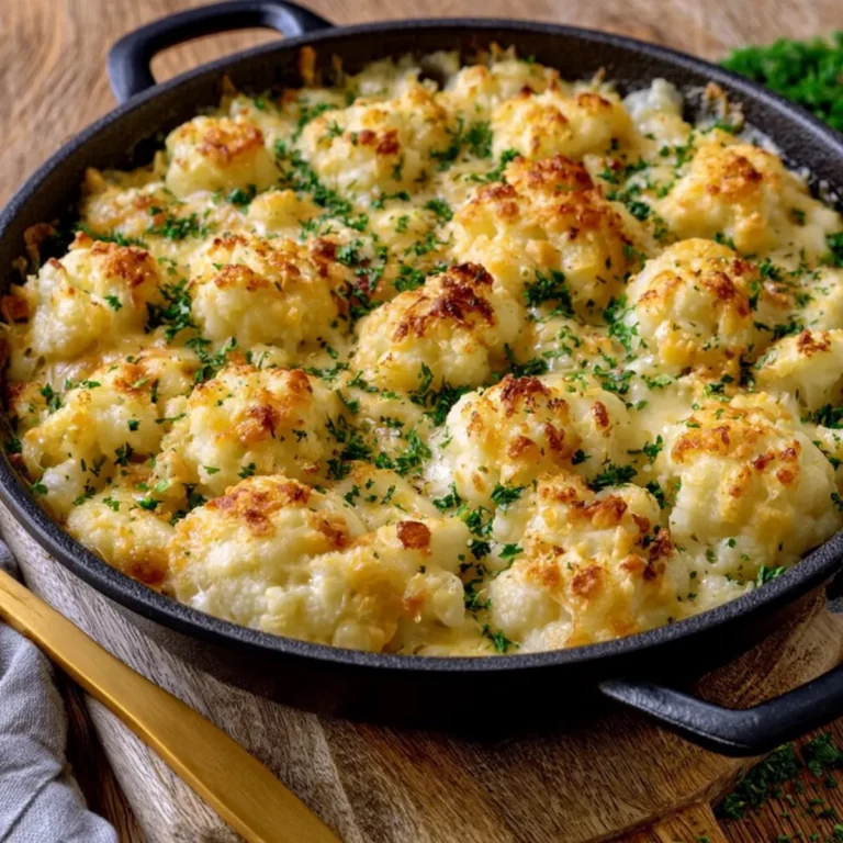 Blumenkohl Käse Pfanne
