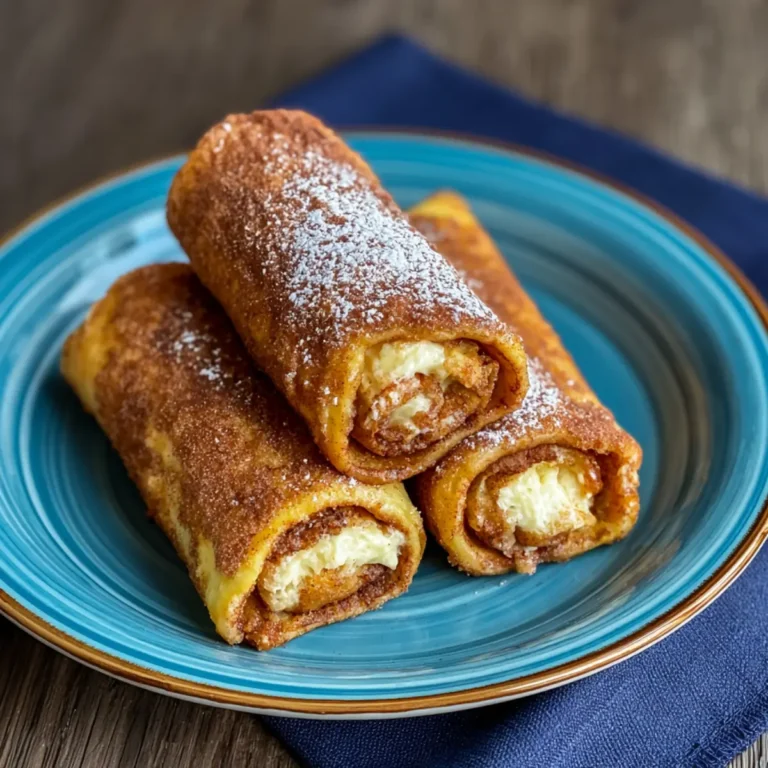 French Toast Röllchen mit Zimt und Zucker