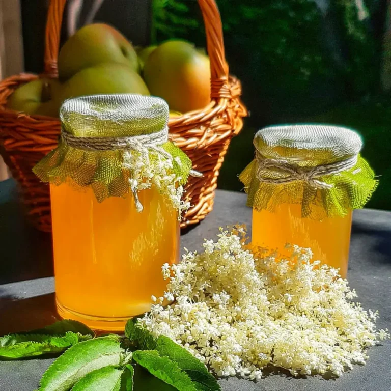 Holunderblütengelee mit Apfelsaft
