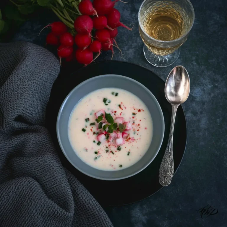 Kalte Radieschensuppe