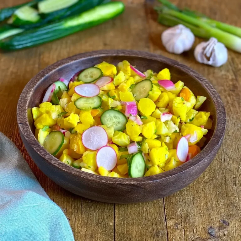Kartoffelsalat mit Brühe