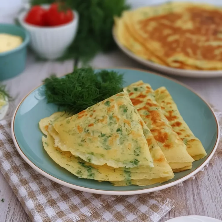 Kräuter Käse Blini
