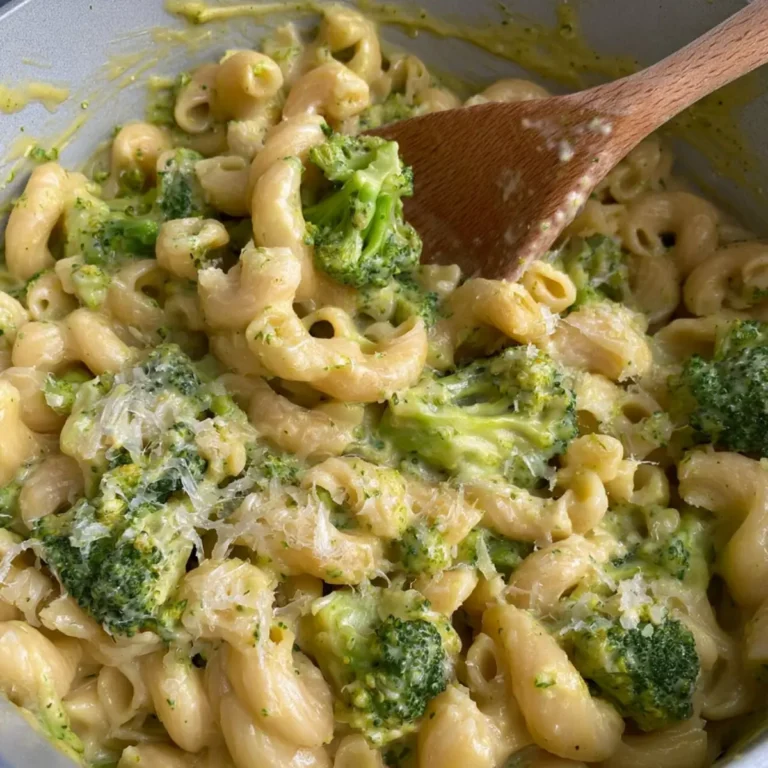 One Pot gesunde Brokkoli Makkaroni mit Käse