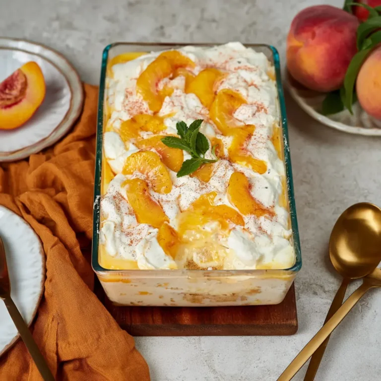 Pfirsich Tiramisu