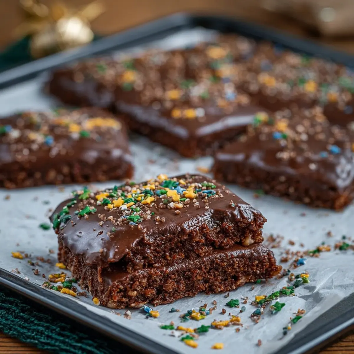 Schoko Lebkuchen vom Blech