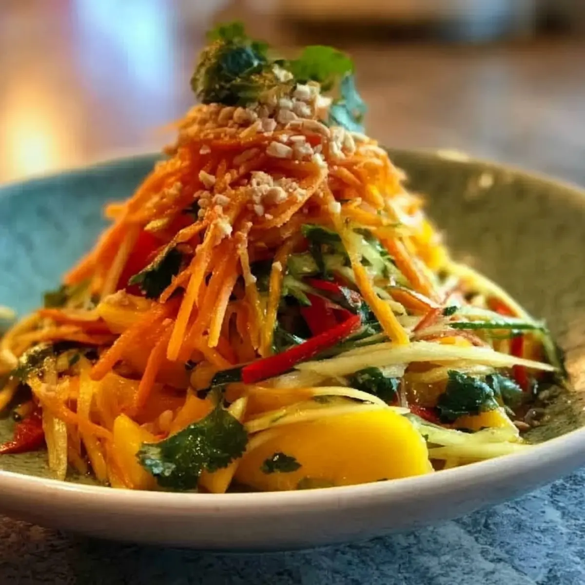 Thailändischer Mangosalat