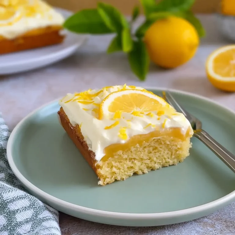 Zitronenkuchen mit Frischkäsefrosting