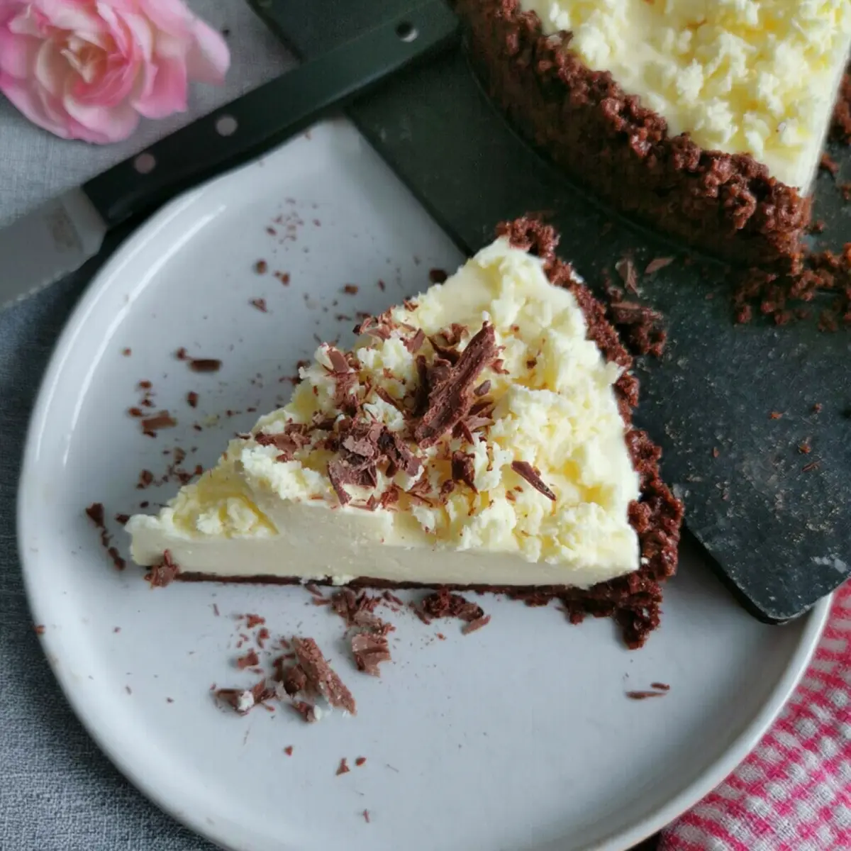 weiße Schokoladentarte mit Mascarpone