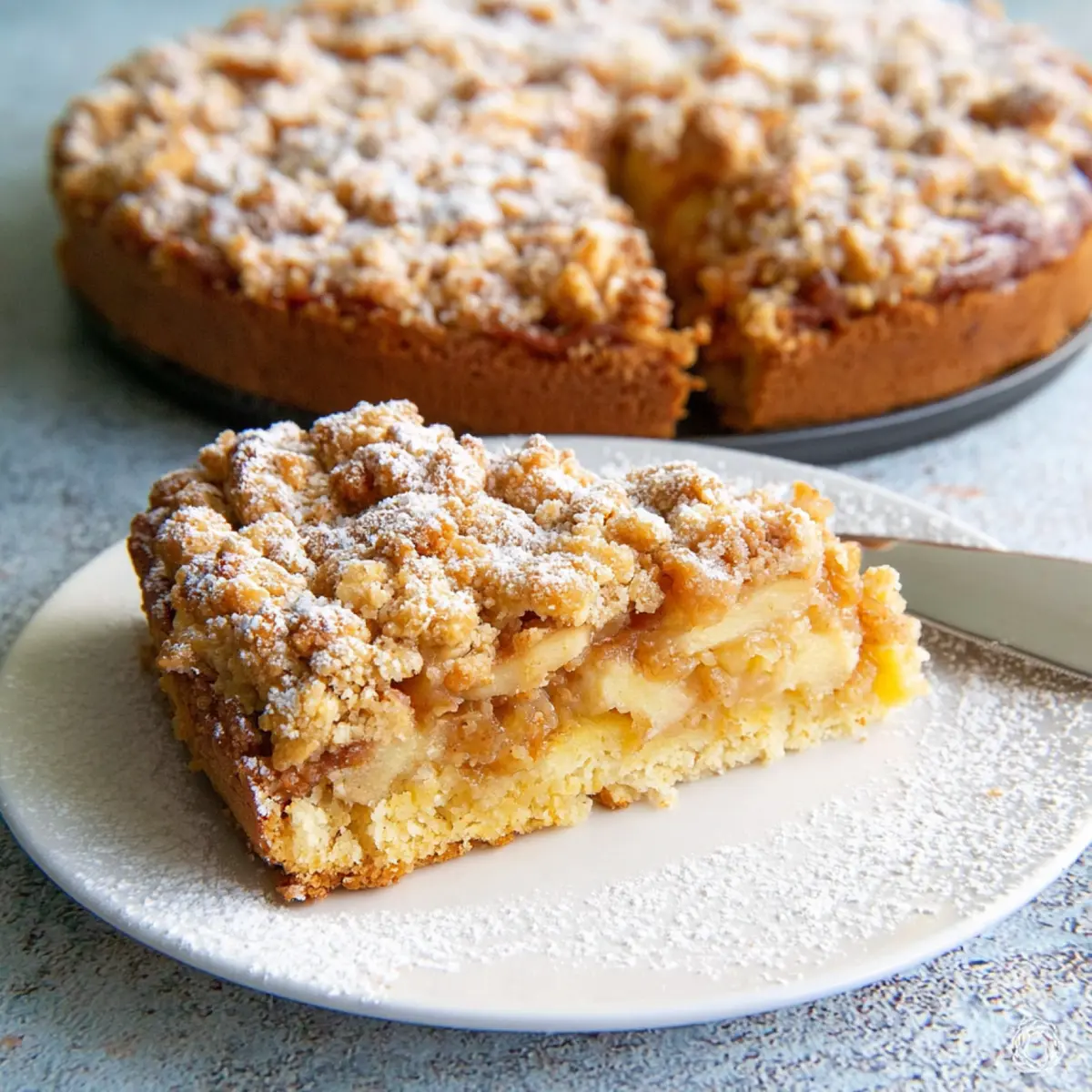 Apfelkuchen mit Streusel