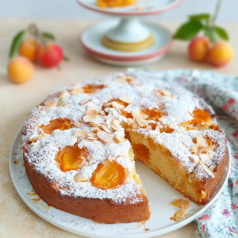 Aprikosen Mandel Kuchen