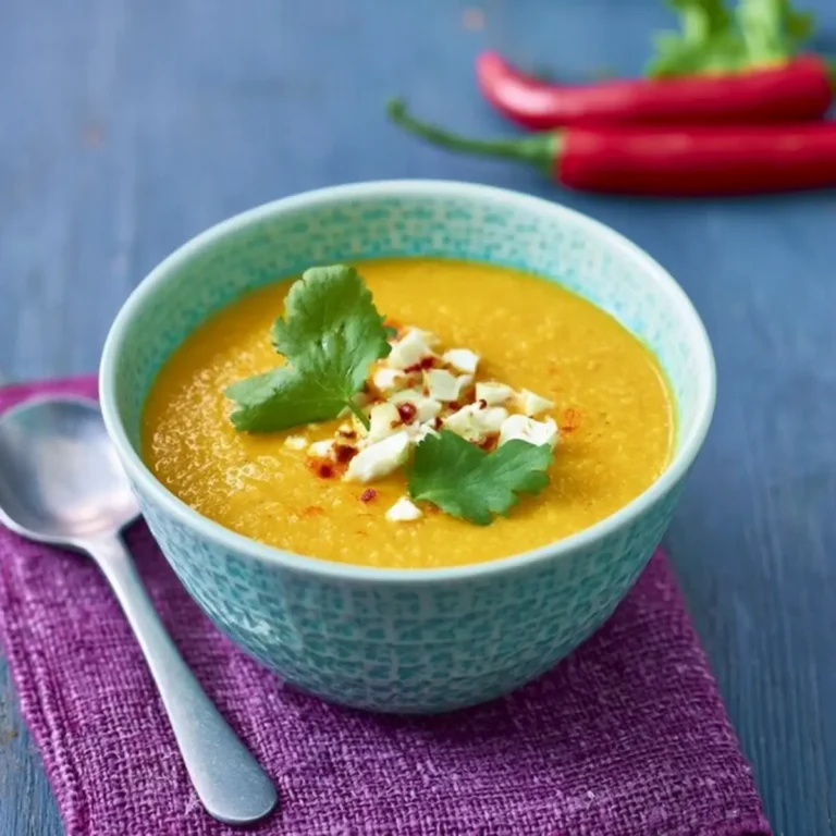 Asia Kürbissuppe mit Kokosmilch