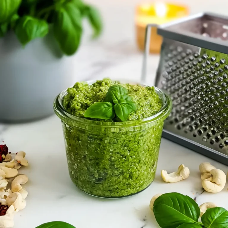 Basilikum Cashew Pesto