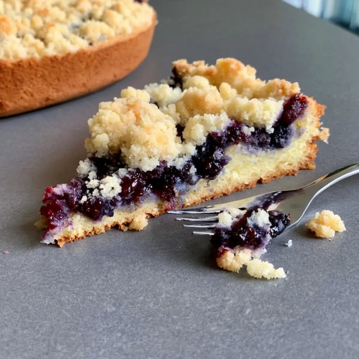 Blaubeer Streuselkuchen