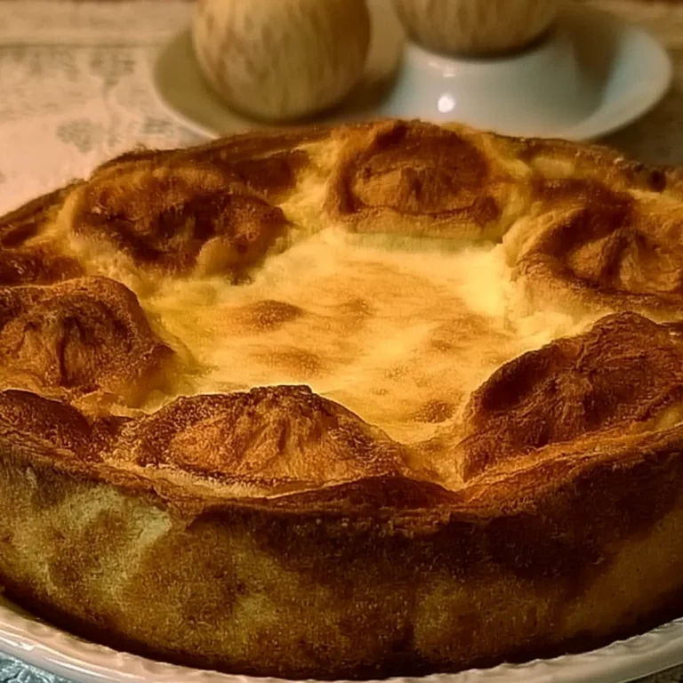 Bratapfelkuchen mit Sahne-Pudding-Füllung