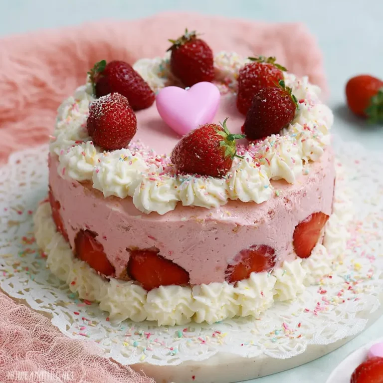Erdbeermousse Torte