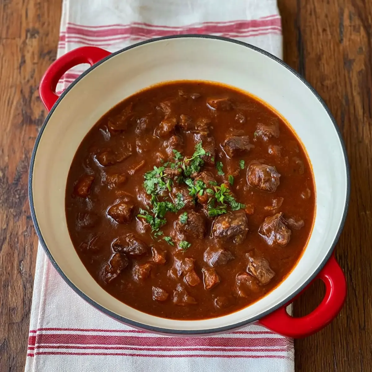 Gulasch mit Rindfleisch