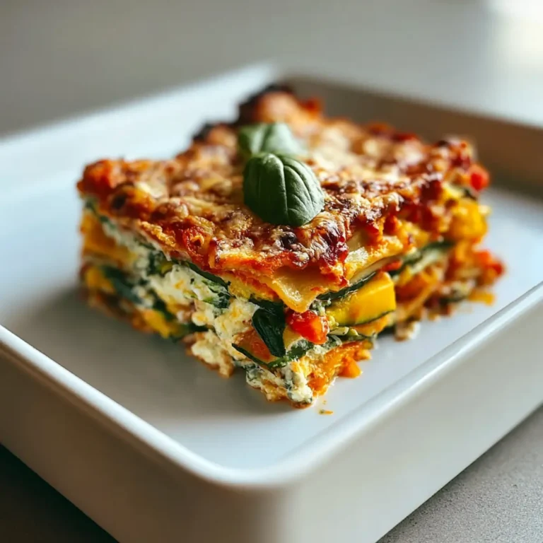 High Protein Veggie Lasagne