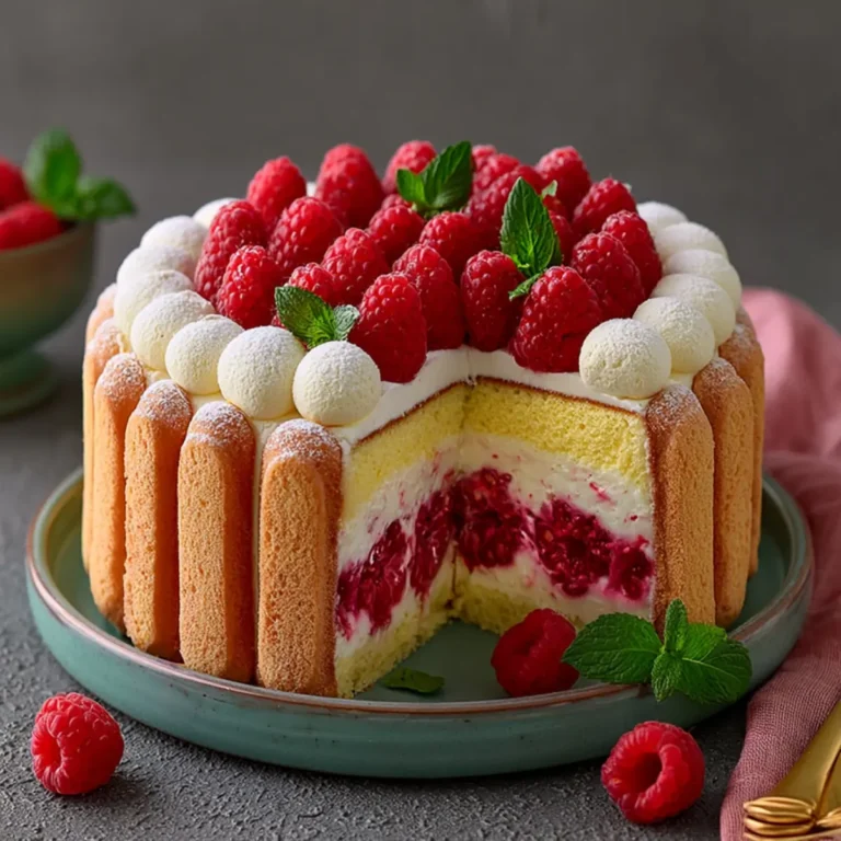 Himbeer Charlotte ohne Backen