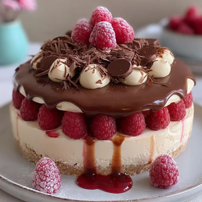 Himbeer Frischkäse Torte Schoko