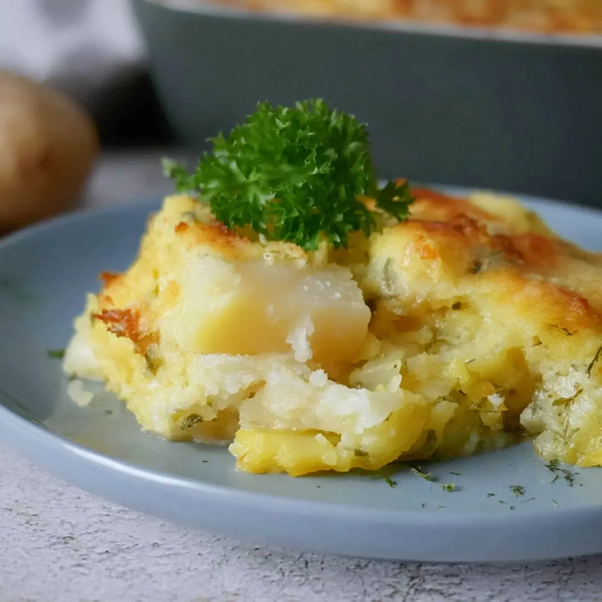 Kohlrabi Auflauf mit Kartoffeln