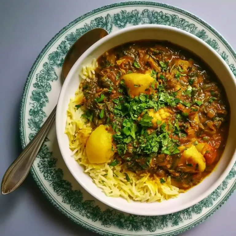 Kohlrabi Spinat Curry
