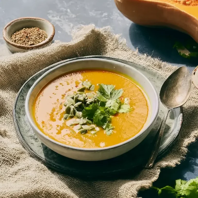 Kürbis-Curry-Suppe