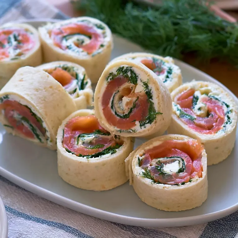 Lachs Frischkäse Röllchen