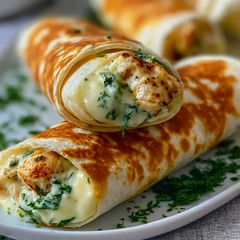 Low Carb Käse Knoblauch Hähnchen Wraps