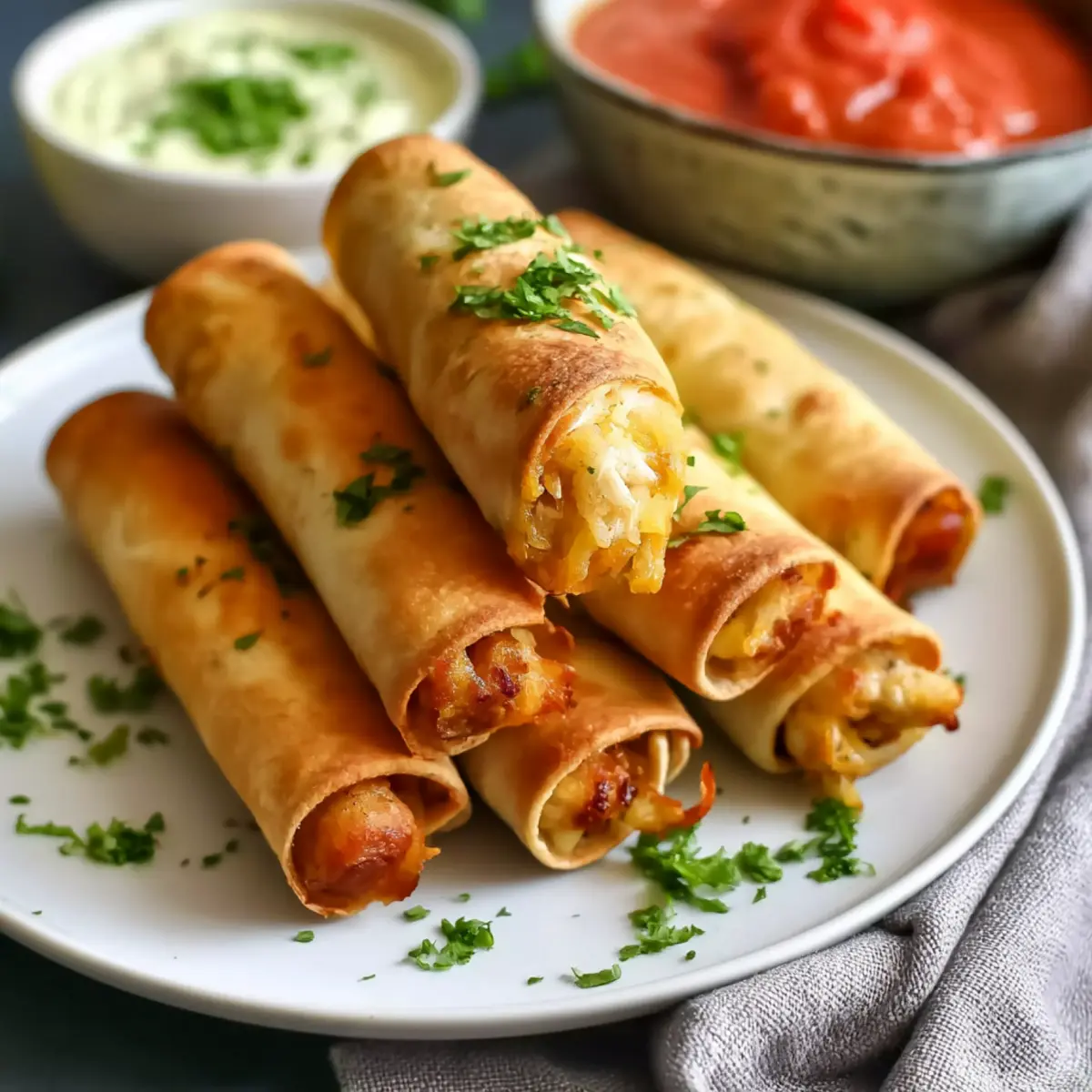 Mini Hähnchen Taquitos