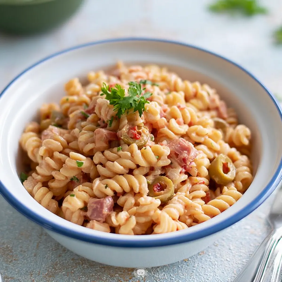 Nudelsalat pikant