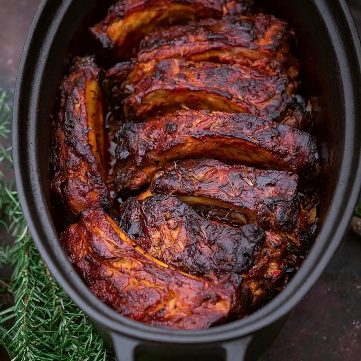 Rippchen im Dutch Oven