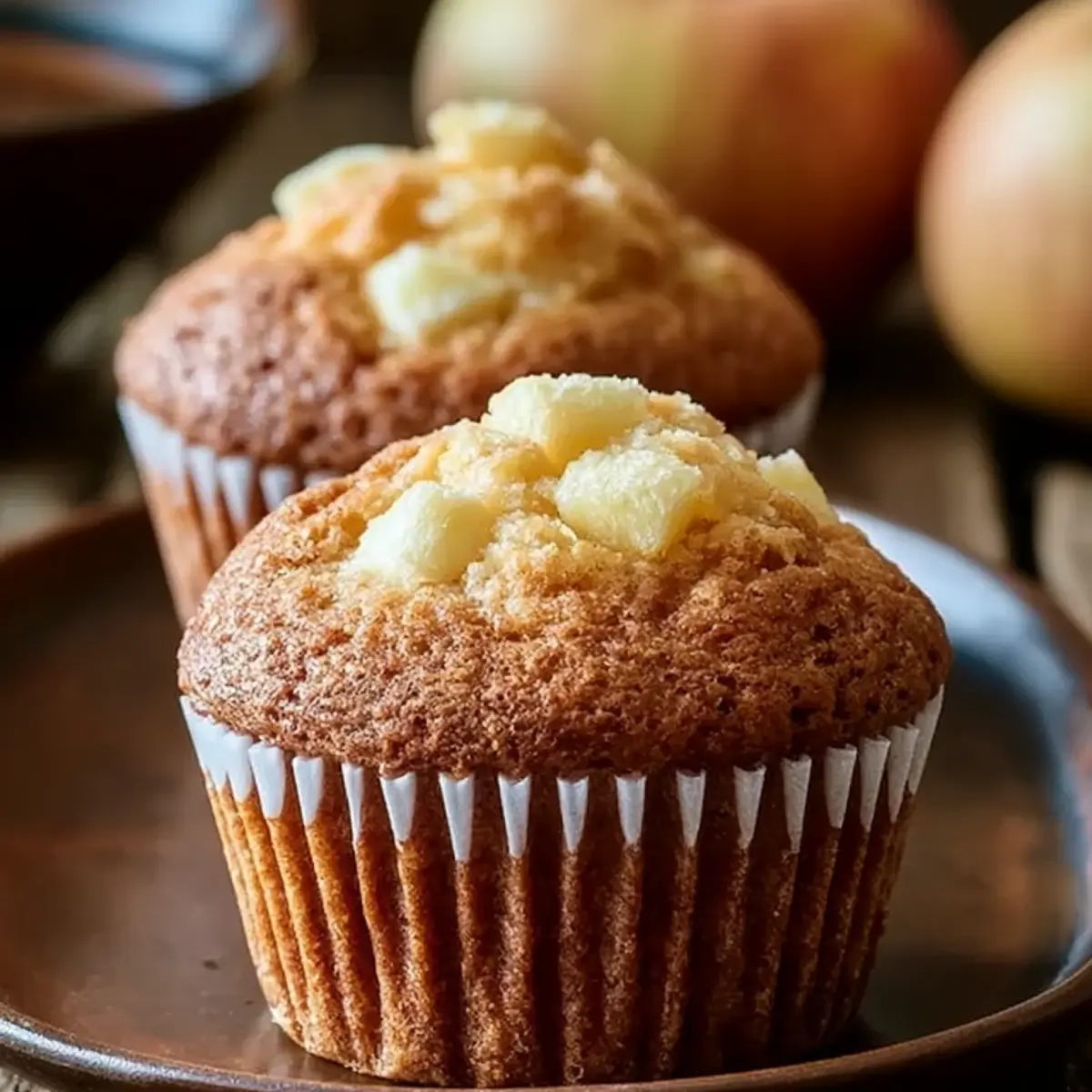 Saftige Apfelmuffins