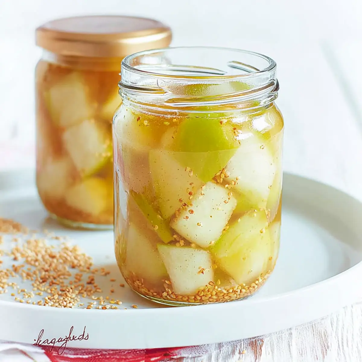 Süßsaure Kohlrabi