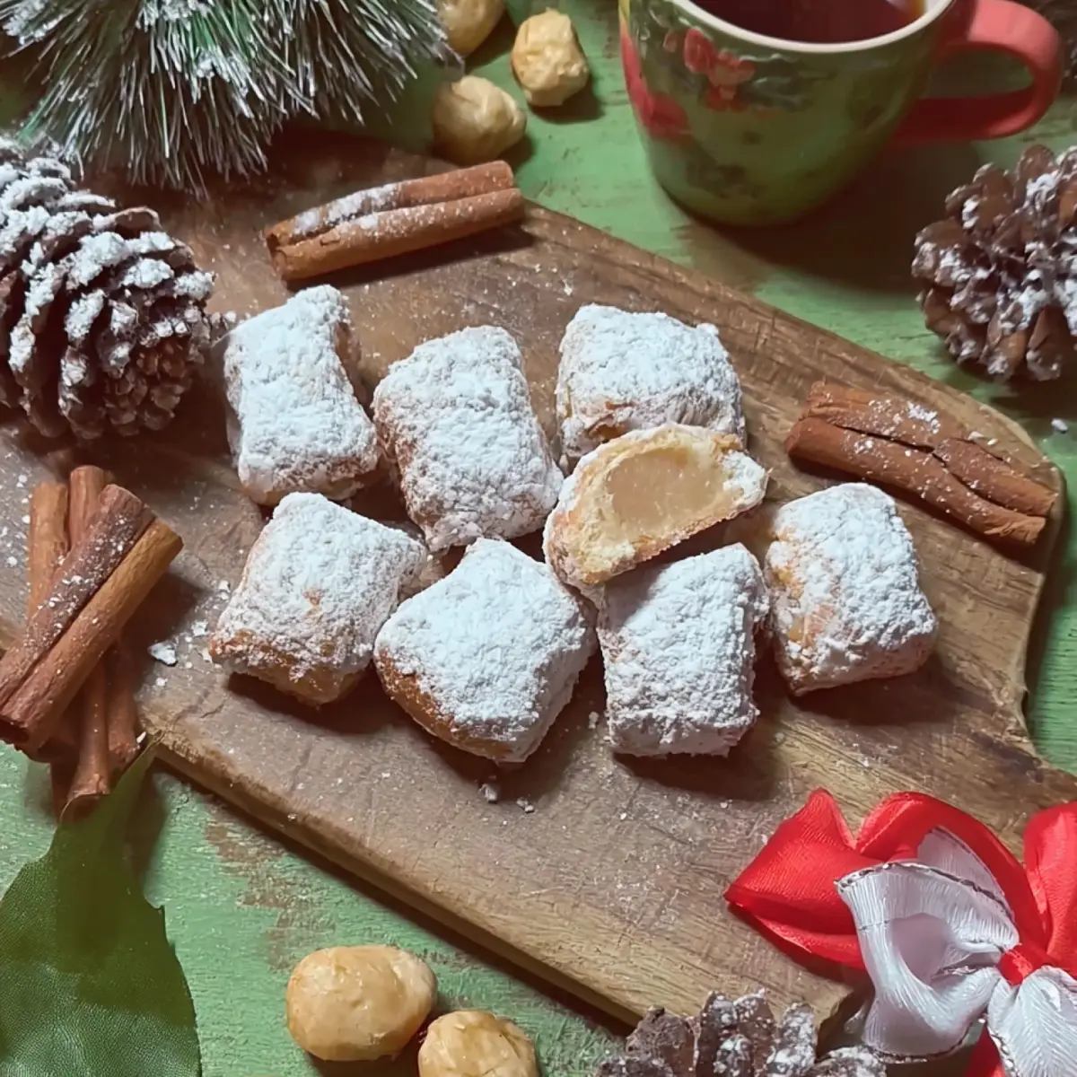 Stollenkonfekt mit Marzipan