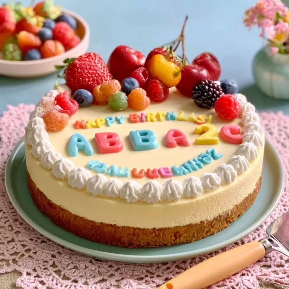 Torte mit Vanillecreme
