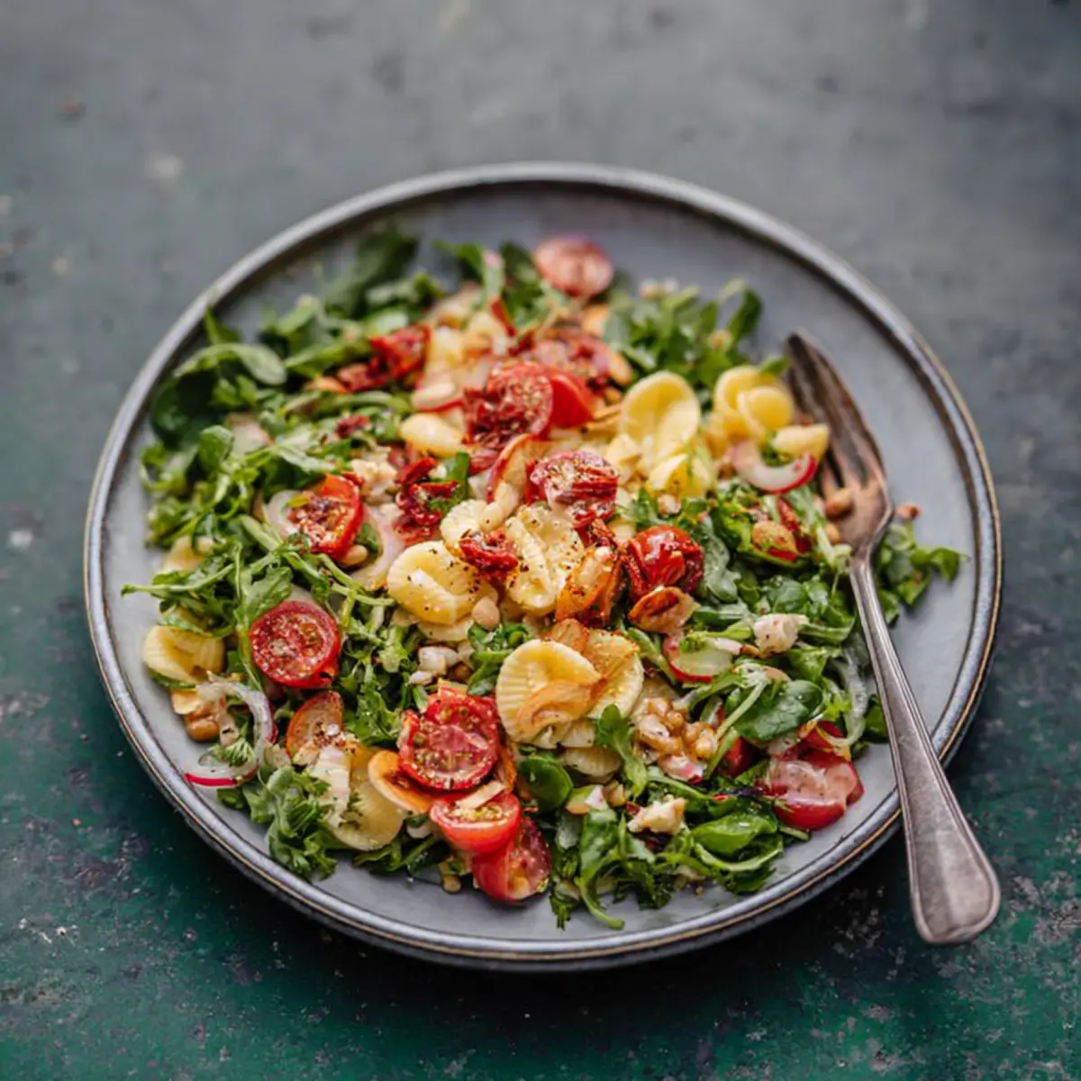 Veganer Nudelsalat
